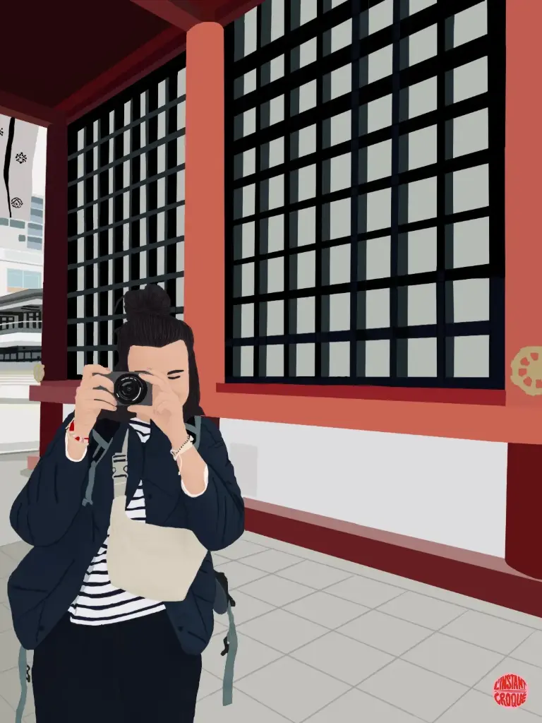 Portrait à croquer - Fond détaillé (1 personne, Envoi numérique)